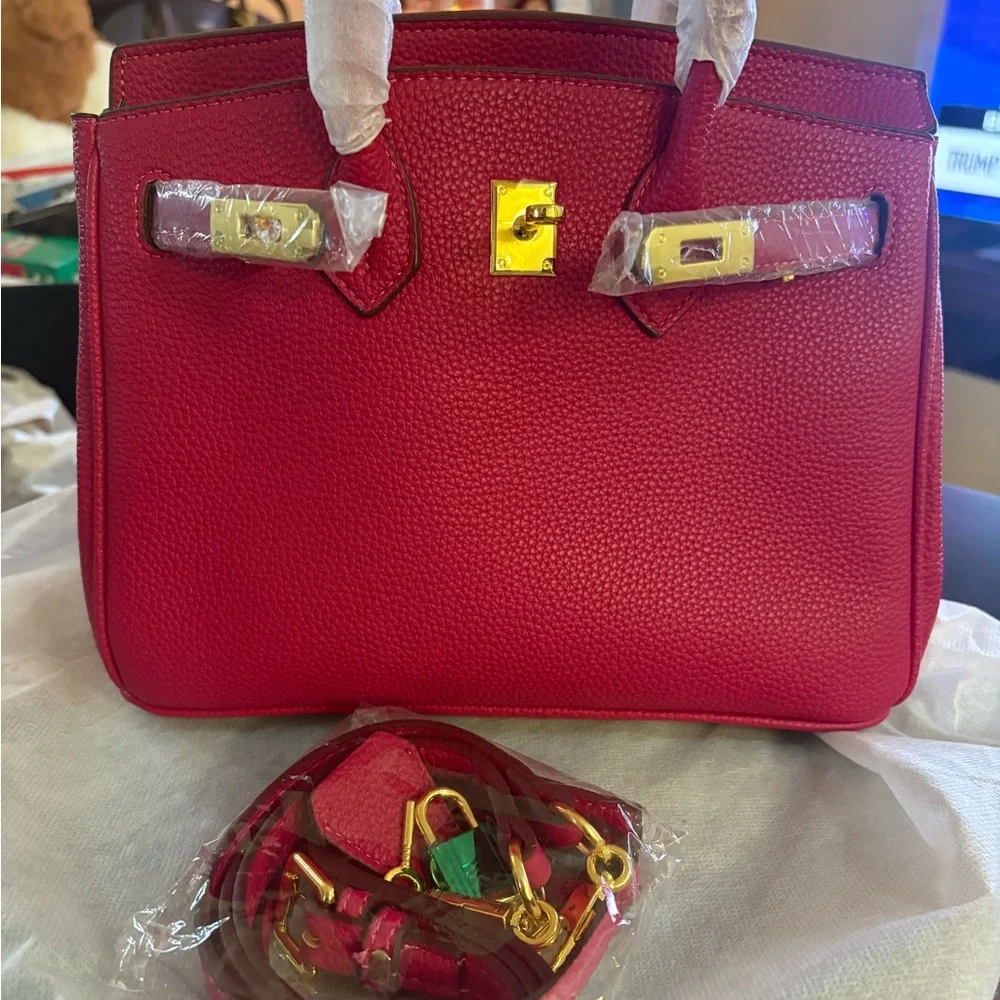 Vibrant Fuchsia Satchel Bag - Picture 5 of 12